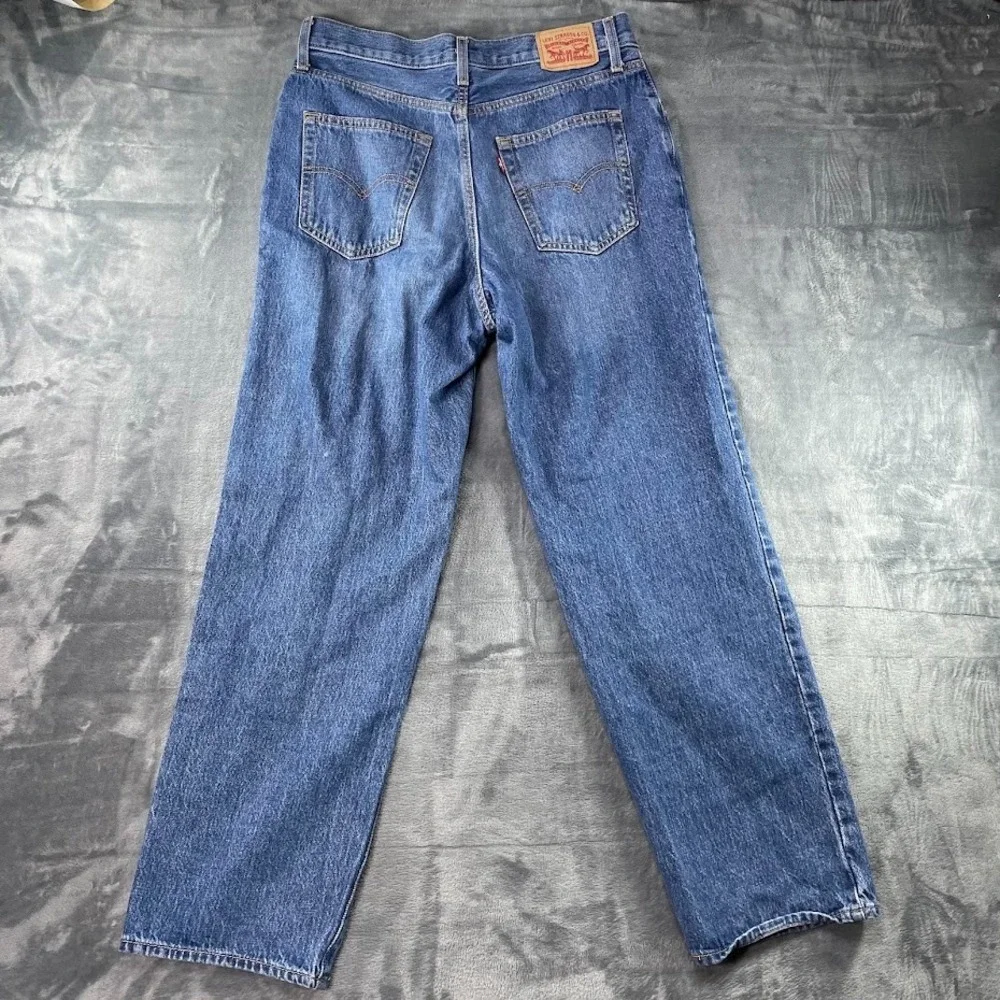 Levis 94 Baggy Jeans Mens 30 (32x30) Blue Medium Wash Loose Fit Denim Streetwear